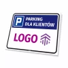 Parking Sign: Customer Parking with Your Logo