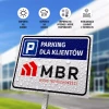 Parking Sign: Customer Parking with Your Logo