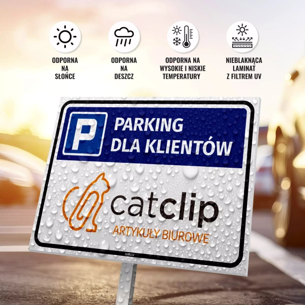 Parking Sign: Customer Parking with Your Logo
