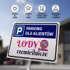 Parking Sign: Customer Parking with Your Logo