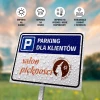 Parking Sign: Customer Parking with Your Logo