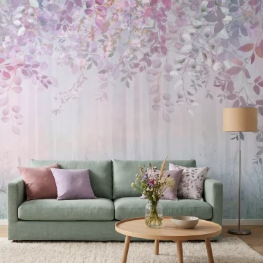 Wallpaper: Fairy-Tale Purple and Pink Forest