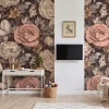 Wall Mural Floral Bouquet in Autumn Color Tones