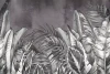 Wall Mural Illustration of Dense Tropical Foliage