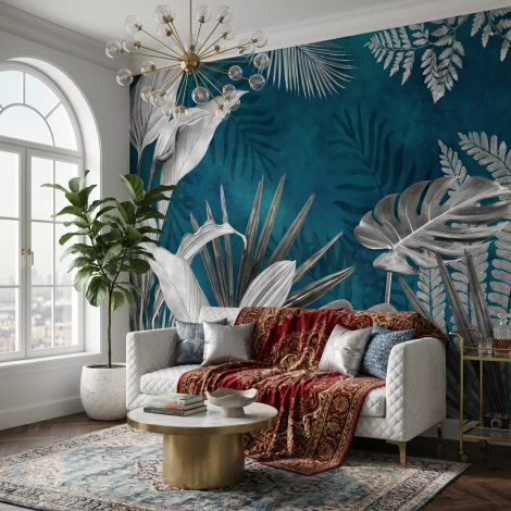 Wall Mural Tropical Rainforest and Amazon Jungle Foliage