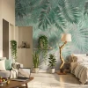 Wall Mural, Tropical Green Leaves
