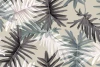 Wall Wallpaper: Exotic Foliage, Multicolored Leaves on Beige Background