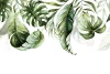 Wallpaper Green Monstera Leaves