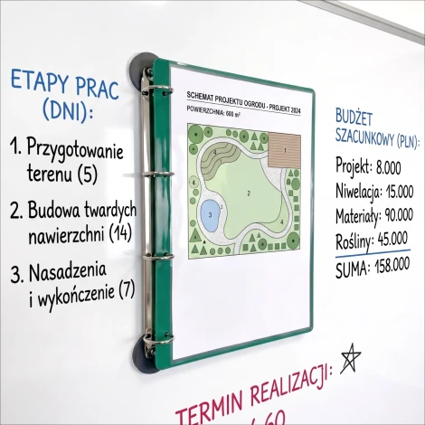 Magnetic Display, A4 Document Folder