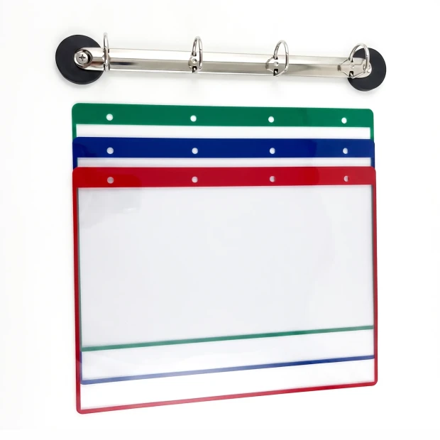 Display magnetyczny A4 poziomy - folder na dokumenty