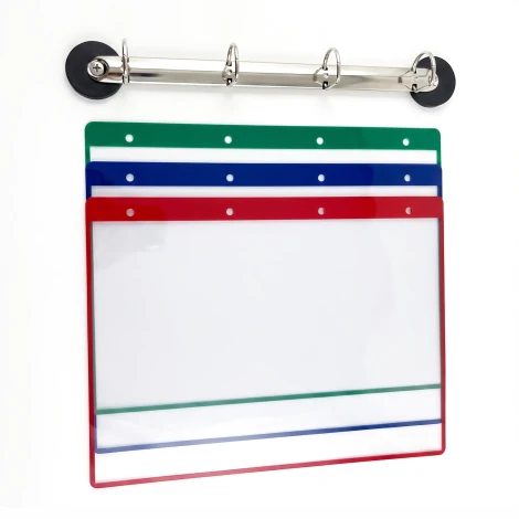 Display magnetyczny, folder na dokumenty A4, poziomy