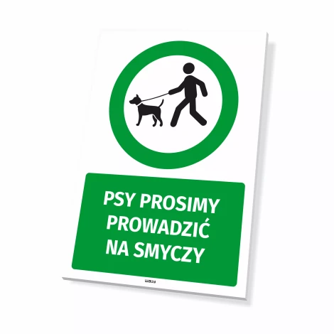 Sign: Please Keep Dogs on a Leash