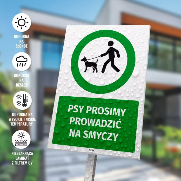 Sign: Please Keep Dogs on a Leash
