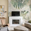 Decorative Wallpaper: Monstera, Palm and Green Leaves