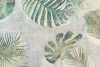Decorative Wallpaper: Monstera, Palm and Green Leaves
