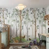 Children’s Wallpaper: Forest Animals Illustration