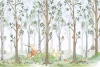 Wallpaper: Deer, fawns and other forest animals