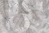 Wall Mural: Composition of Tropical Leaves in Light Beige Tones