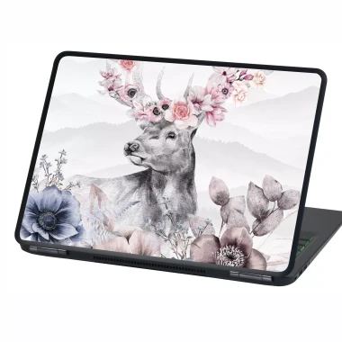 Laptop Skin, Sticker Deer P562