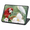 Laptop Skin, Sticker: Parrot, Flowers, Leaves and Tropics P564