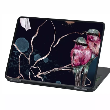 Laptop Skin, Sticker: Birds Against a Night Sky Background P565
