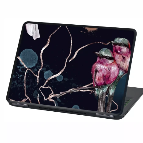 Laptop Skin, Sticker: Birds Against a Night Sky Background P565