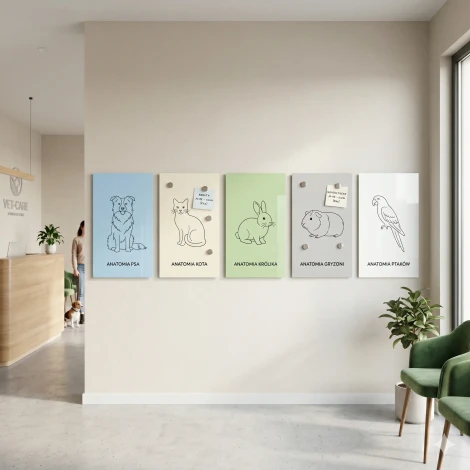 Magnetic Dry-Erase Board 120x60 cm - Frameless, Modular
