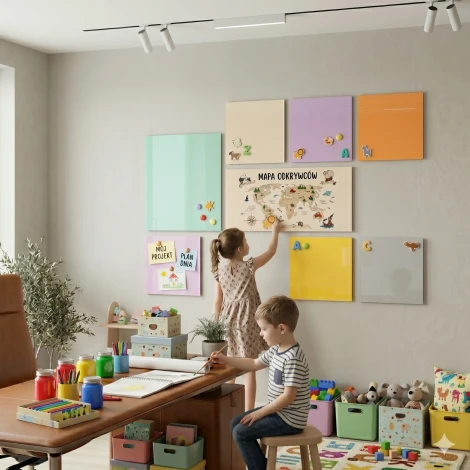 Magnetic Dry-Erase Board 90x60 cm - Frameless, Modular
