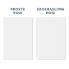 Tablica z prostymi lub zaokrąglonymi rogami