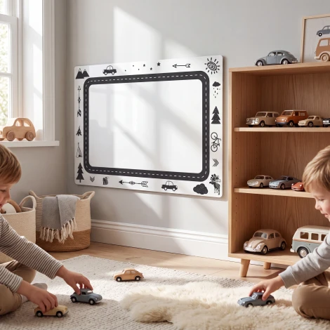 Dry Erase Magnetic Whiteboard For Childrens Road 486