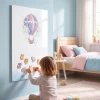 Magnetic Dry-Erase Board for Kids Cat in a Balloon 604
