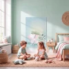 Magnetic Dry-Erase Board for Kids Elephant, Bunny, Flowers 606