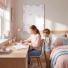 Dry Erase Magnetic Whiteboard For Children Watercolor 580