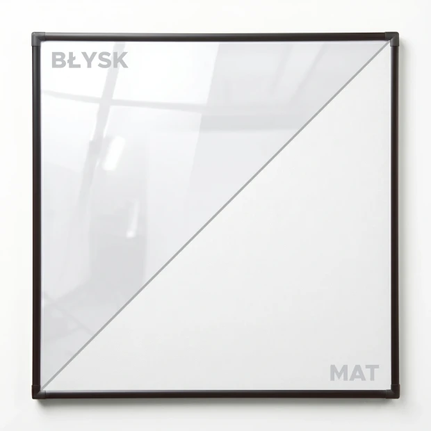 Magnetic dry-erase board in an aluminum frame, made to size