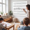 Stave Line Magnetic Whiteboard 001