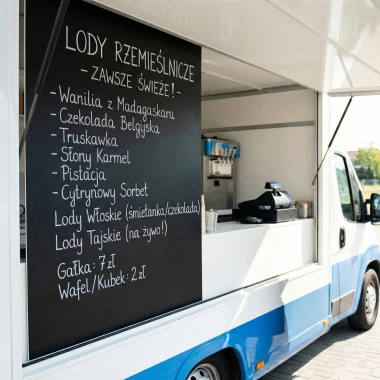 Frameless outdoor printed chalkboard