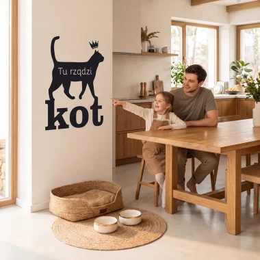 Painting Stencil Here The Cat Rules 2511