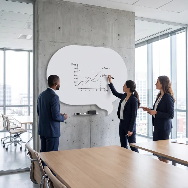 Dry-Erase Magnetic Speech Bubble 175