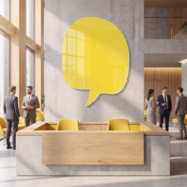 Dry-Erase Magnetic Whiteboard Speech Bubble For The Office 407