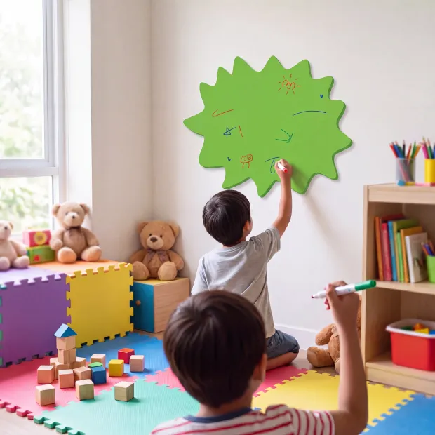 Dry-Erase Magnetic Whiteboard Speech Bubble On The Wall 367