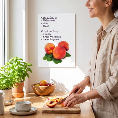 Magnetic Dry Wiper Whiteboard Peaches 227