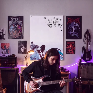 Dry-Wipe Magnetic Whiteboard Guitarist 149