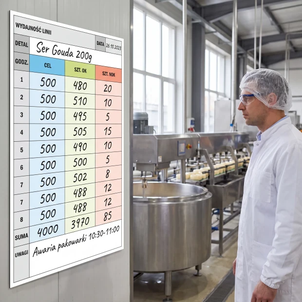 Lean Dry-Erase Board Production Line Capacity 8H 067