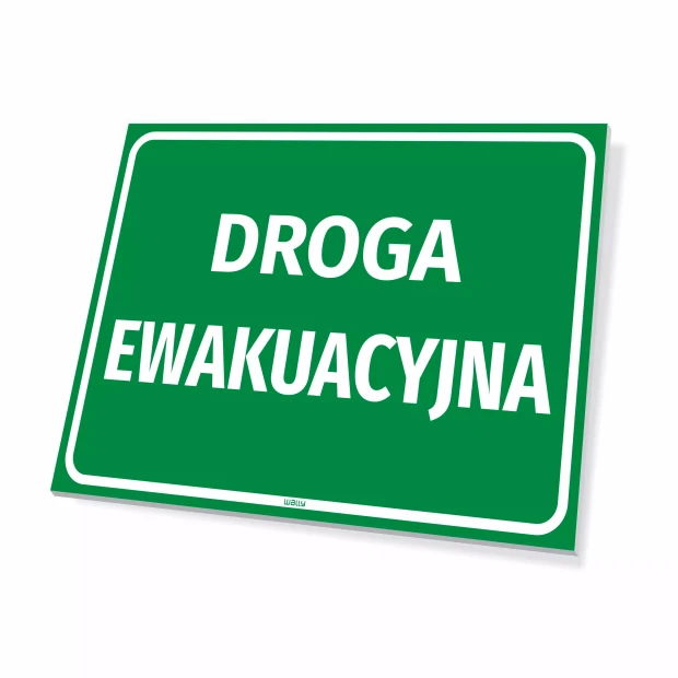 Health & Safety Sign: Emergency exit