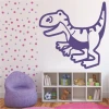 Cheerful pastel dinosaur brightens up the play area, creating a joyful atmosphere for kids.