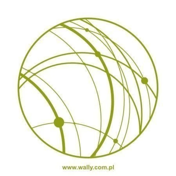 Abstract sticker 1345 in fresh green, perfect for modern interiors, adding lightness and style.