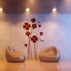 Decorative clover sticker in warm tones, perfectly suited for modern interiors.