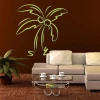 Stylish palm sticker 1340 adds a light touch to modern living rooms, creating a cozy, tropical vibe.