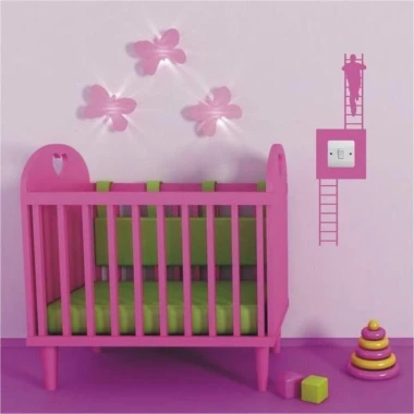 Sticker for outlet 07 in a cheerful, child-friendly design, perfect for a colorful nursery.