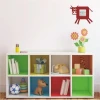 Cheerful wall sticker for outlet 08 in a child\'s room, perfect for creative space arrangement.